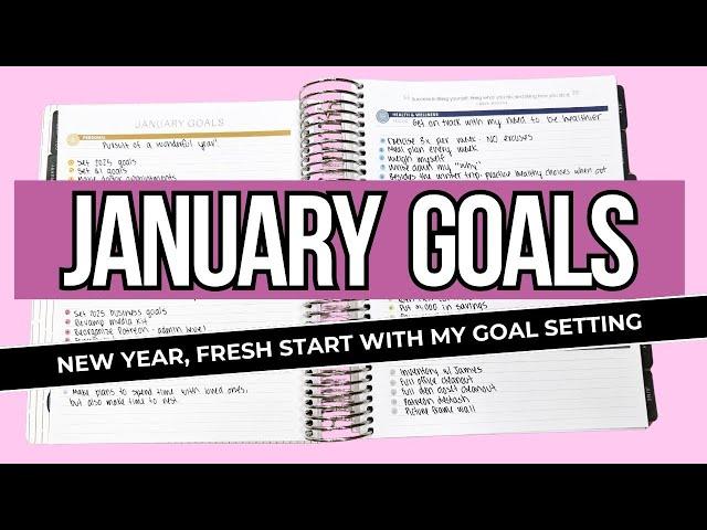 Plan With Me | January Goals | Makselife Planner