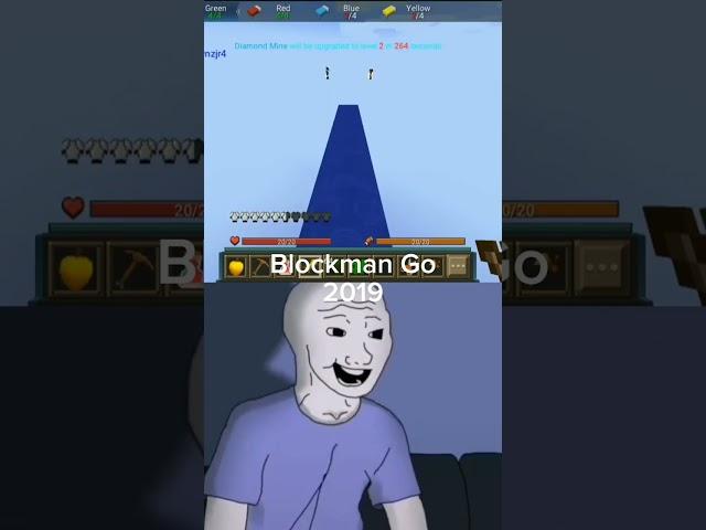 |Blockman Go Nostalgia|Freaks #shorts #bedwars #freaks