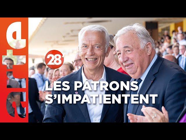 La crise politique inquiète les entreprises françaises | 28 minutes | ARTE