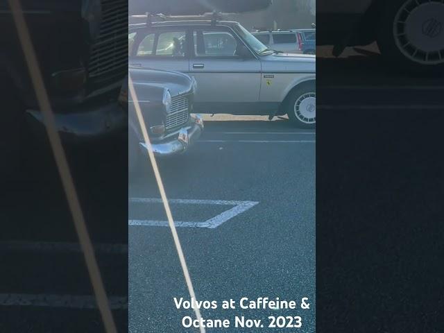 Volvos at Caffeine and Octane ignited the event with charm and style #volvo #caffeineandoctane