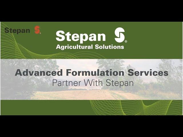 Partnering with Stepan Agriculture Solutions