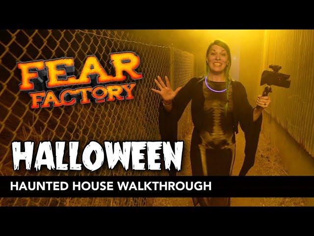 Fear Factory SLC - HALLOWEEN Haunted House Walkthrough   4K