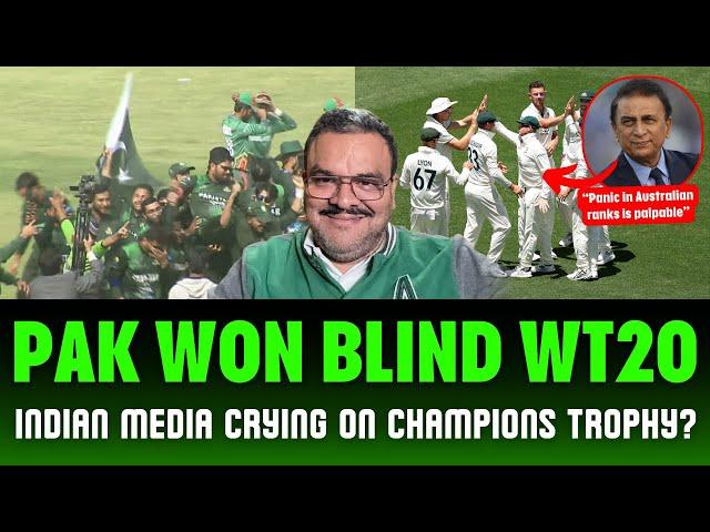 Pakistan Won Blind WT20 | Why Indian Media Crying On Champions Trophy | Pak Vs Zim | Gavaskar On BGT