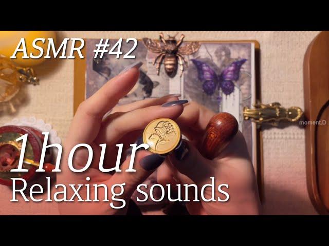 ASMR 1 Hour #42 Art Journaling Compilationrelaxing sounds of collage #papertherapy #scrapbooking