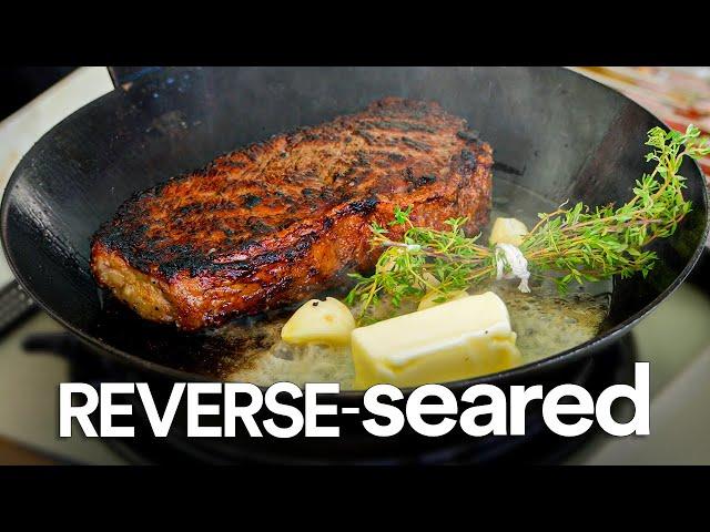 REVERSE Seared Steak! Easy, Simple, Effective | Guga