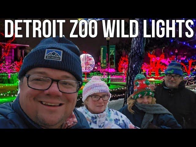 Wild Lights Detroit Zoo Christmas Time In Michigan / Campus Martius Tree / Detroit Coneys Lafayette