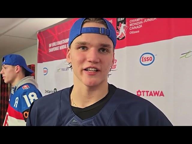 Petteri Rimpinen Says Finland Could Have Done Better After Win Vs Slovakia In The WJC Quarterfinals