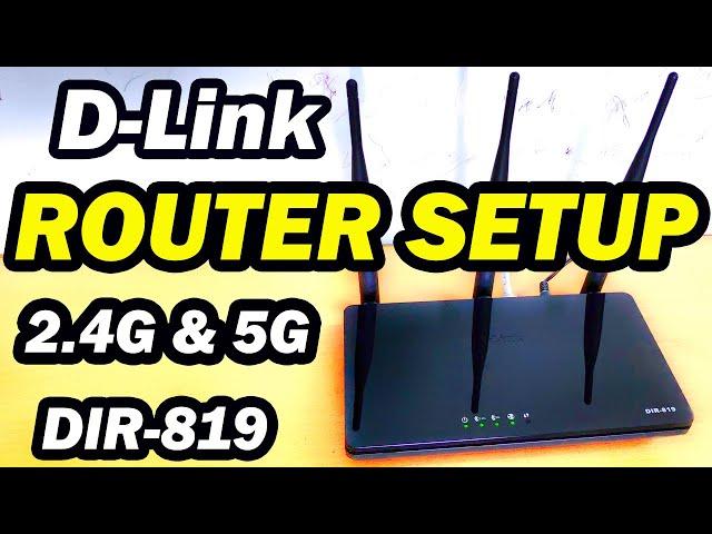 D-Link Dir-819 Setup and Full Configuration