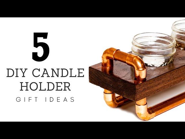 5 DIY Candle Holder Gift Ideas