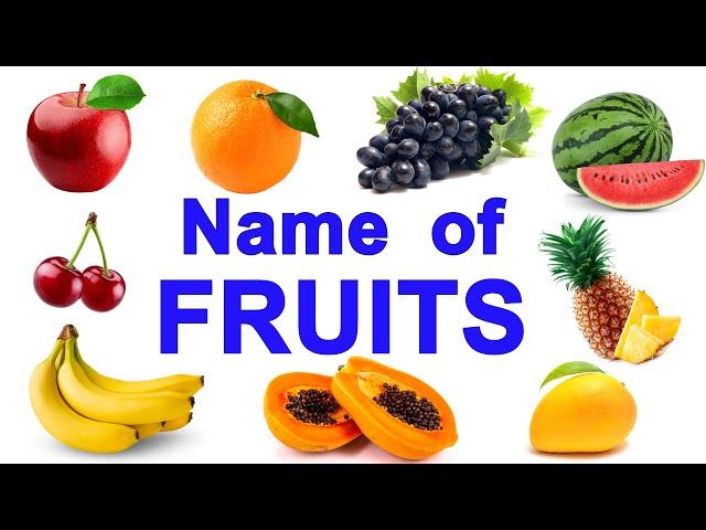 Fruits Name | Learn Fruits Name in English | Name of Fruits Basic English Learning