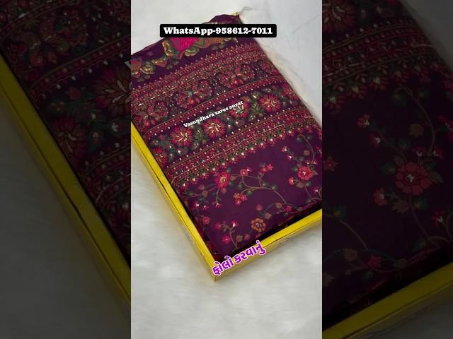 A very beautiful pure pasmina silk saree #book order-9586127011 #saree #fashion #viral #status #new