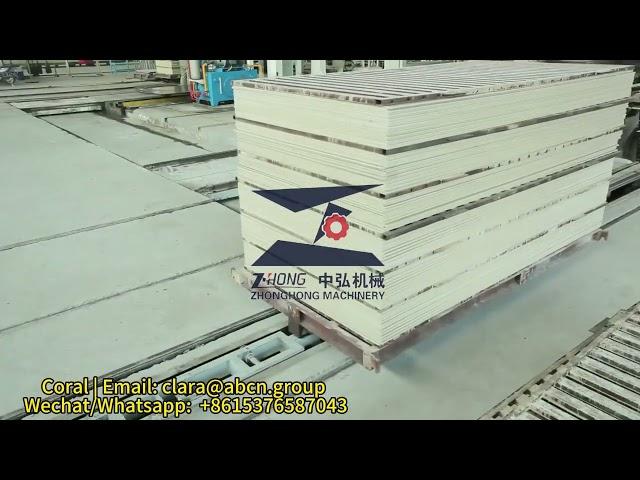 Fiber Cement Board Machine 16mm，Flow-on 100% Non-asbestos Calcium Silicate Board Machine