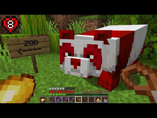 I Collected the RAREST Animals and Built a ZOO in Minecraft Hardcore!