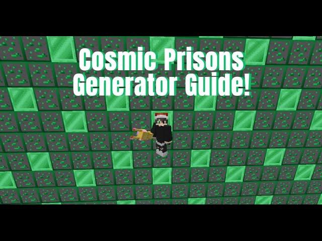 Ore Generator Basics Tutorial! | Minecraft Cosmic Prisons