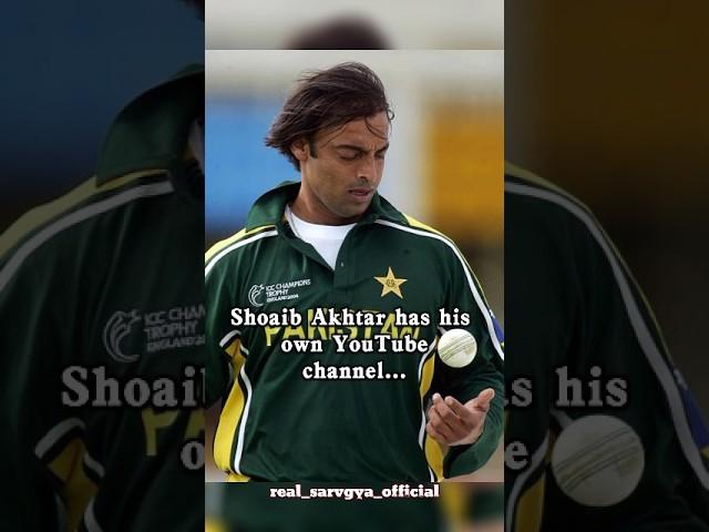 Shoaib Akhtar YouTube channel banned in India  #shorts