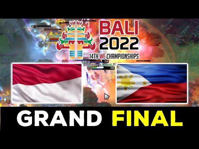 EPIC GRAND FINAL !!! PHILIPPINES vs INDONESIA - IESF 14TH WEC 2022 BALI DOTA 2