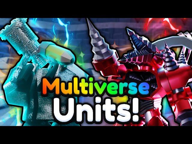 I Used ONLY Multiverse Units In Toilet Tower Defense..