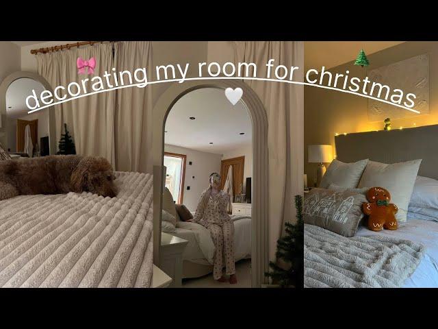 Decorate my room for Christmas with me! + primark haul | Bo Coombes