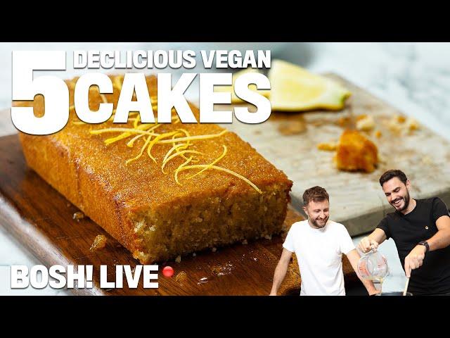 5 EASY VEGAN CAKES 