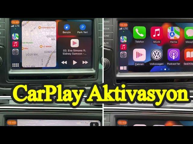 Tiguan Orjinal Geri Görüş Kamerası Aktivasyon ve Montaj Carplay Aktivasyon Gizli Özellik Açma izmir