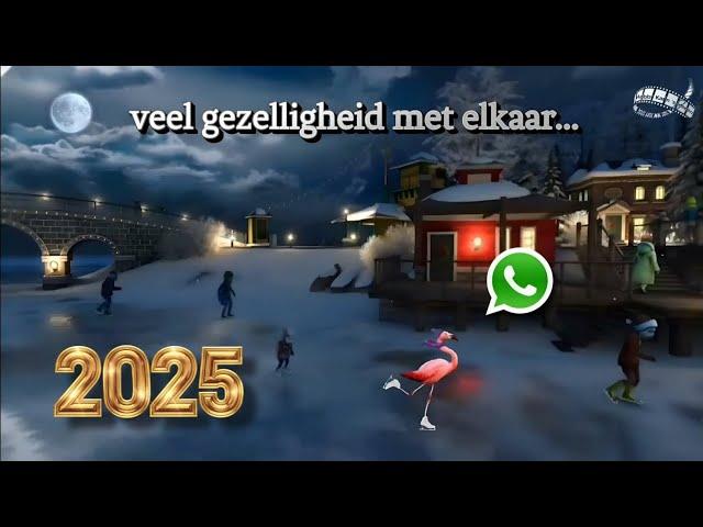 Kerst en Nieuwjaarsgroet via Whatsapp (2025 Edition) Animated Version