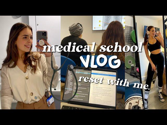 GET MY LIFE TOGETHER AT MEDICAL SCHOOL | third year medical student vlog to get you back on track