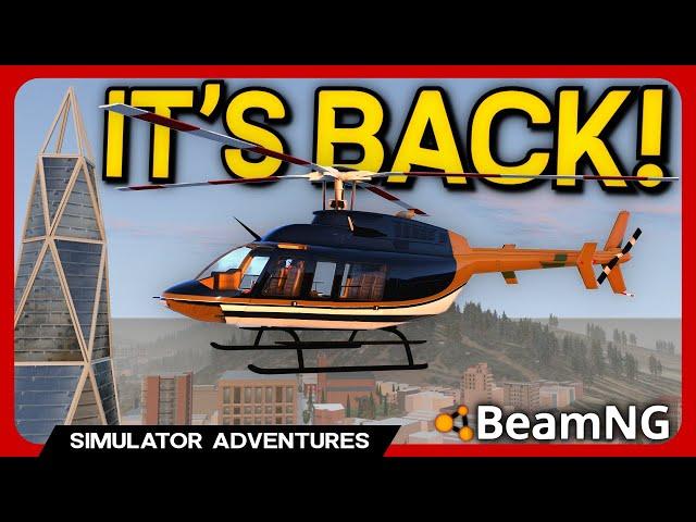 BeamNG's BEST Helicopter Mod is BACK! (For Now...)