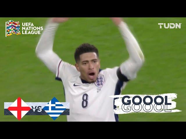 ¡EN EL ÚLTIMO MINUTO! Bellingham pone el empate | Inglaterra 1-1 Grecia | UEFA Nations League 2024