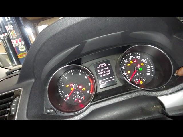 2015 VW JETTA OIL SERVICE RESET EASY! DIY
