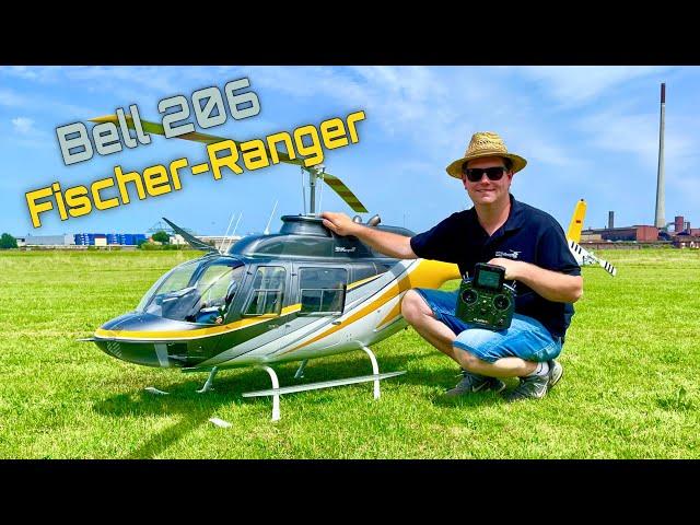 Amazing Scale Flight with a Huge XXXL RC Bell 206 Jet-Ranger Full Carbon Turbine Model