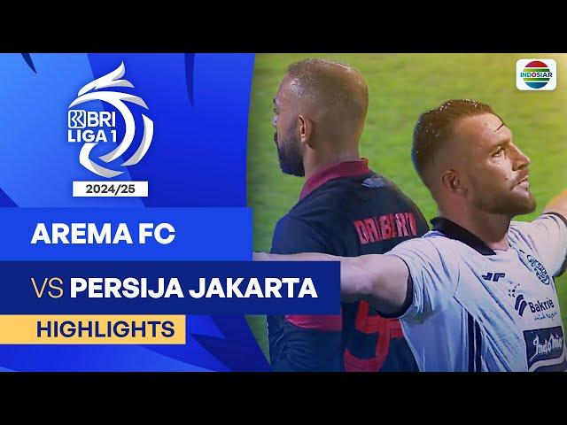 Arema FC VS Persija Jakarta - Highlights | BRI Liga 1 2024/25