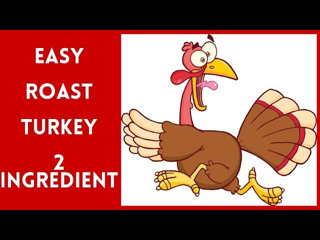 SUPER Moist Roast Turkey Recipe Ideas - 2 Ingredient - No Basting!