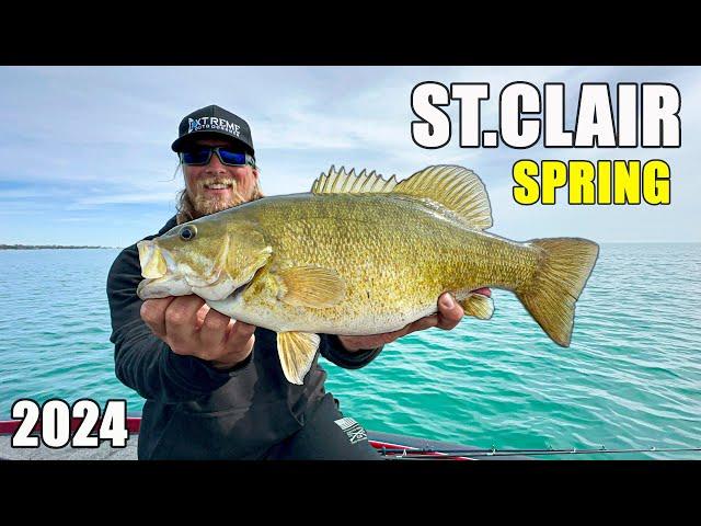 We CAUGHT 100+ Lake St Clair Smallmouth Bass in the SPRING