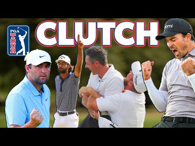 Most CLUTCH shots of 2024 on the PGA TOUR