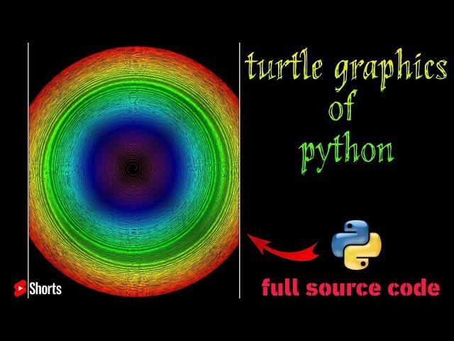 awesome turtle design #python | subhankar codes |#turtlegraphics#shorts