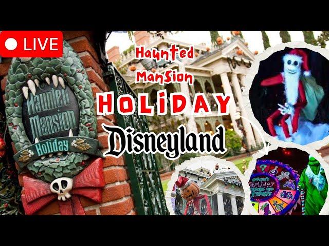 LIVE! En Vivo! Disneyland Resort! Haunted Mansion Holiday returns today! Merch, Rides & Updates