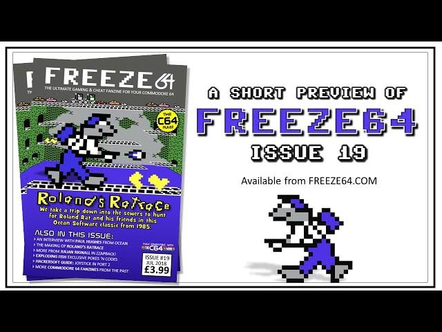 FREEZE64 fanzine issue 19 for the Commodore 64