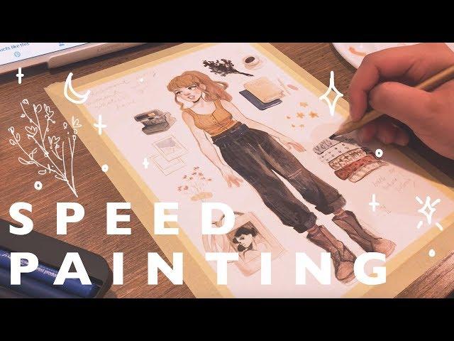 speedpainting | using jerry's artarama art supplies!