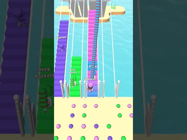 Bridge race. #gaming #bridgerace #games