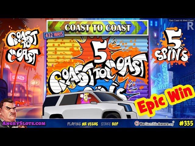 **Big Win** on EAST COAST WEST COAST slot from NoLimit City.