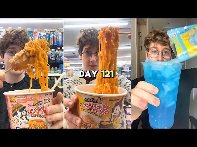 Day 121-130 Of ONLY Eating Food From a Korean Convenience Store!