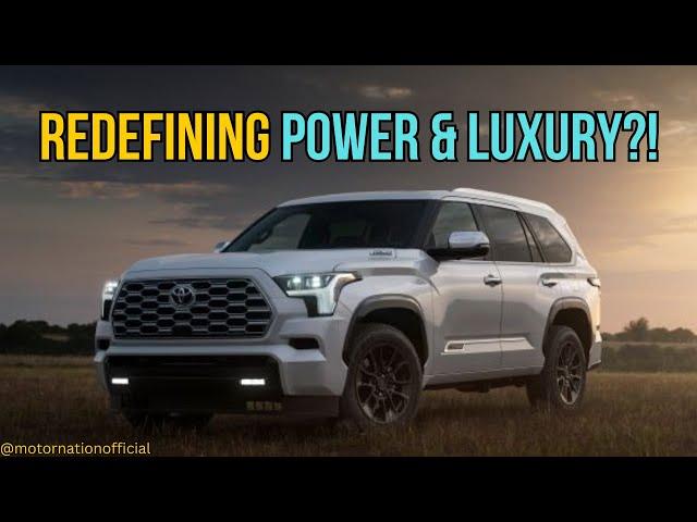 2025 Toyota Sequoia: The Hybrid SUV Redefining Power and Luxury! | MotorNation