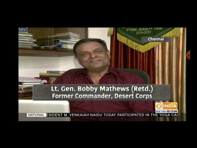 Lt Gen Bobby Mathews. DD - War & Peace