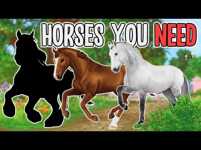 TOP 10 *BEST HORSES* YOU NEED TO HAVE IN STAR STABLE!! *2024 MUST HAVES*