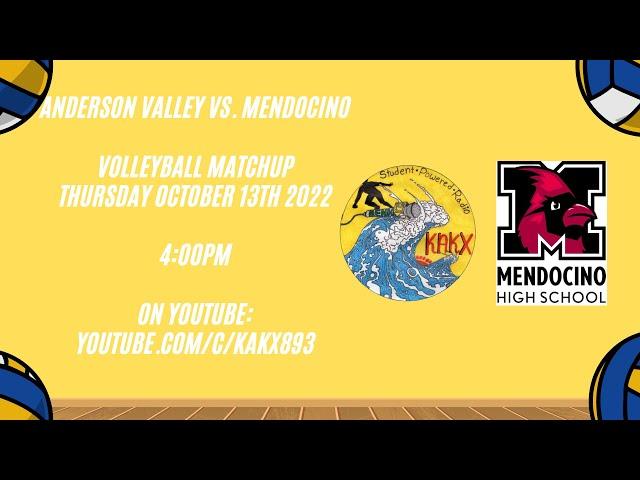 Mendocino High School Volleyball - Anderson Valley vs. Mendocino