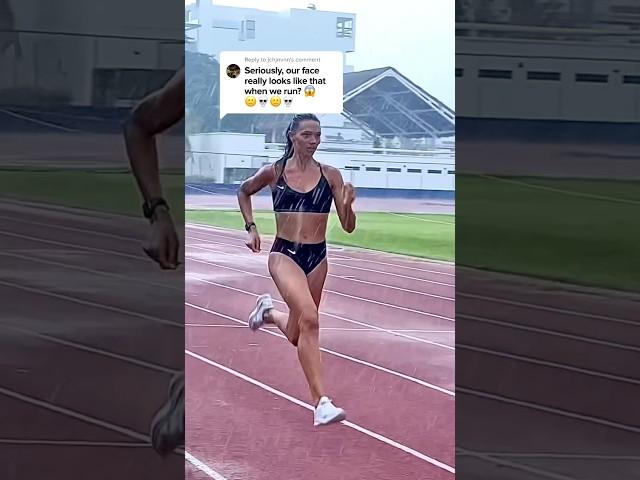 GRAVITY IMPACT IN SLOWMO  #running #slowmotion #raining #gravity