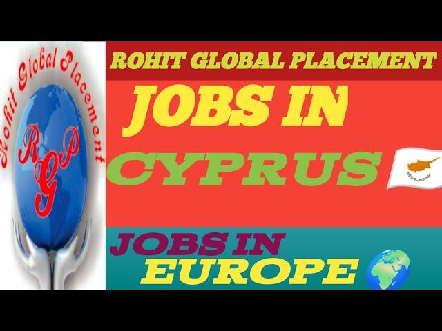 Jobs in Cyprus  Europe #jobs #abroadjobs #jobsearch #europejob #jobvacancyforeurope #jobvacancy