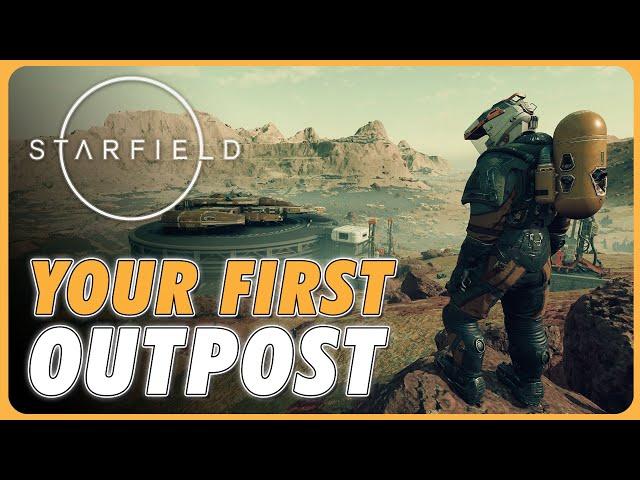 STARFIELD - Outpost Tutorial - Beginners Guide - Get Started With The Basics