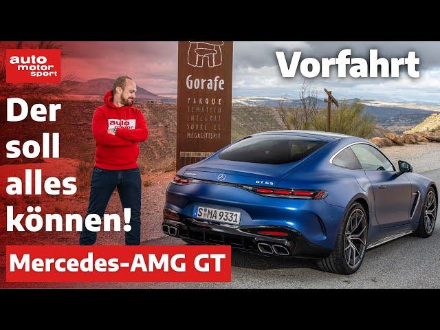 Mercedes-AMG GT: Sportwagen, Business-Limo, oder Familienkutsche?  Vorfahrt | auto motor und sport