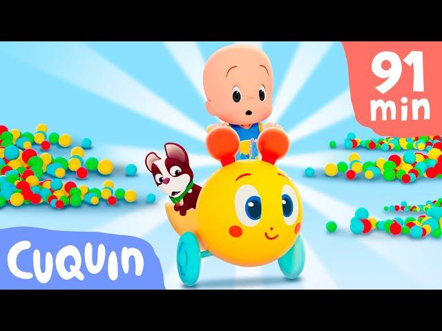 Colorful Caterpillar: learn the colors with Cuquin and more  videos & cartoons for babies